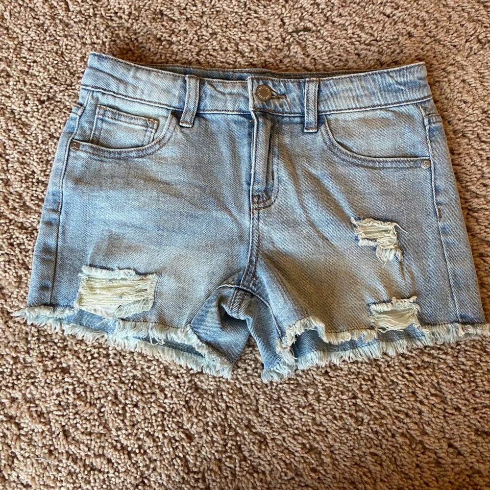 Distressed Denim girls Shorts